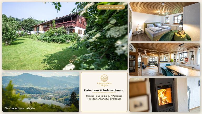 Ihr Rückzugsort im Allgäu Ferienwohnungen mit Herz & Aussicht - B&B Immenstadt im Allgäu