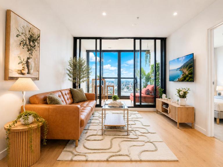 Skyline Sanctuary Luxe Valley Apartment - B&B Brisbane