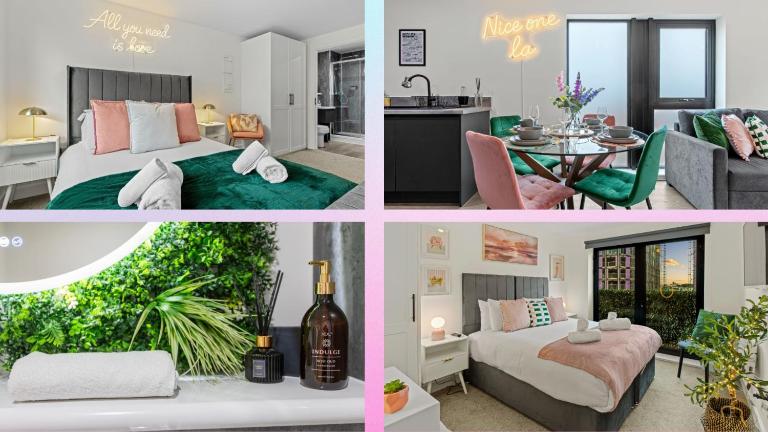 Luxury City Retreat - sleeps 6 with Games, Netflix & Record Player - Bed and Breakfast Liverpool