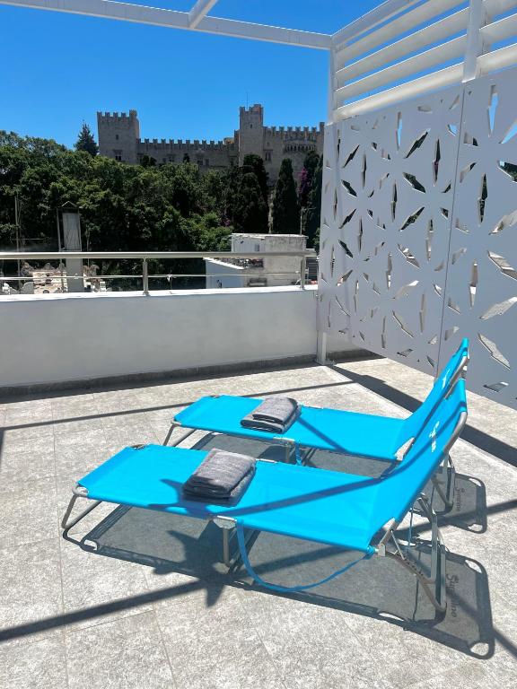 Castelo View Luxury apt - Bed and Breakfast Rodos