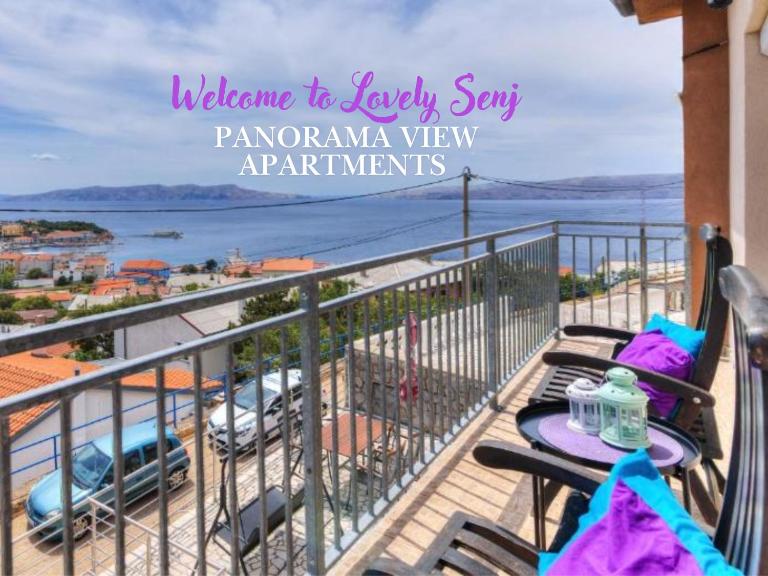 LOVELY APARTMENTS Senj - Spectacular Sea View & Free Parking & WI-FI - B&B Senj