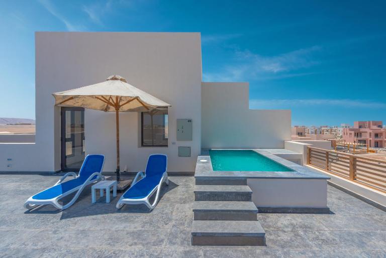 Private Rooftop pool 3BR in Ancient Hill El Gouna - B&B El Gouna