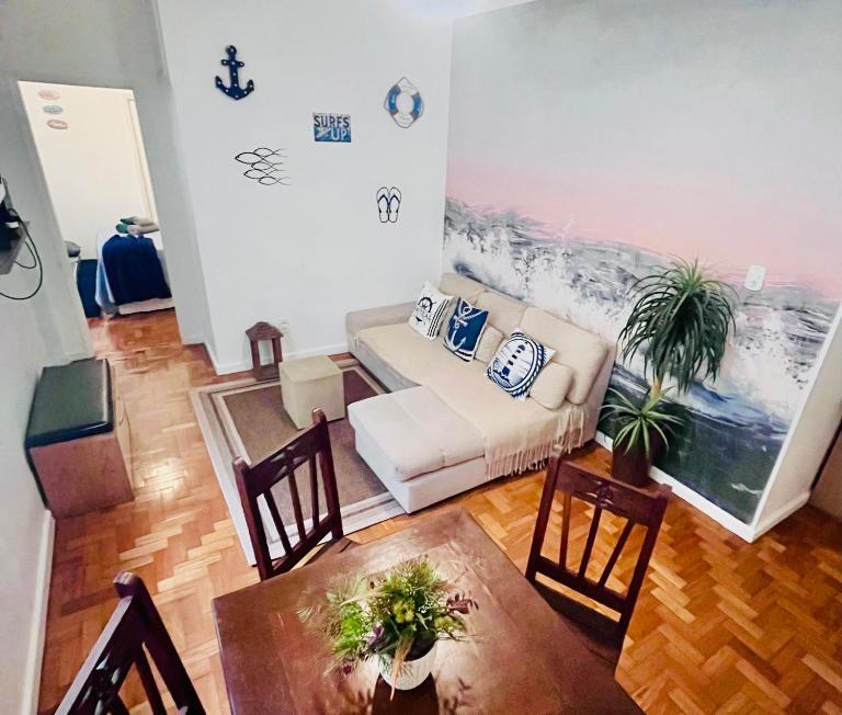 RioSouth apartaments - Quase Pe Na Areia! Quarto e Sala ESTILOSO e PRIVATIVO, a 1 min da Praia de Copacabana - Bed and Breakfast Rio de Janeiro