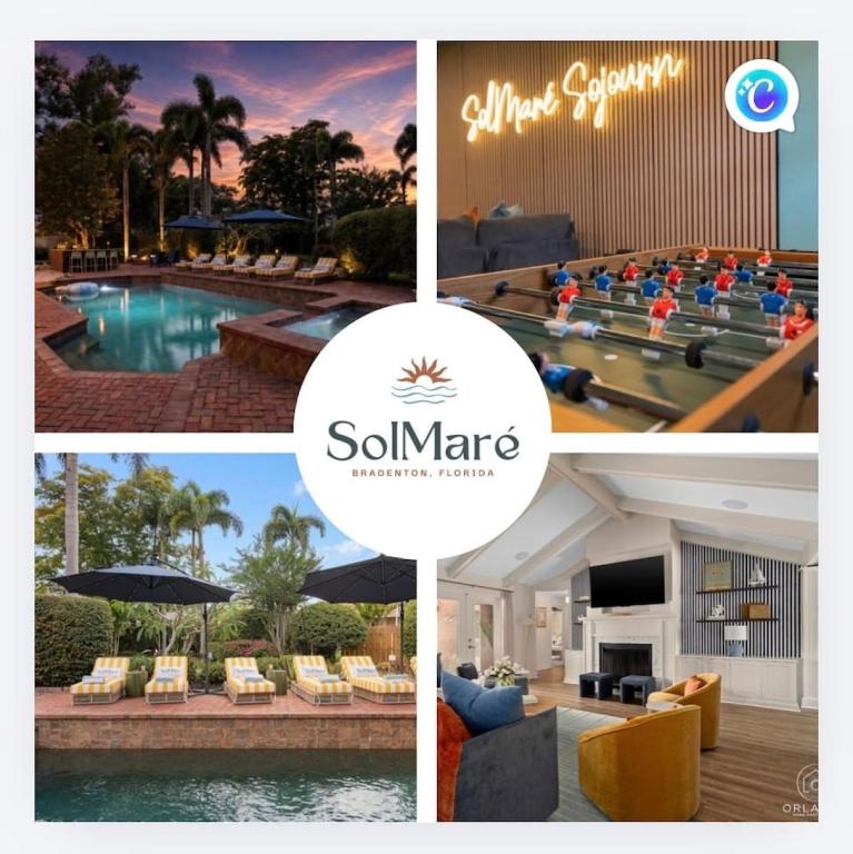 SolMaré - 5BR, Pool, Spa, Mini-Golf, Outdoor Kitchen, Fire Pit, Game Room - Chambres d'hôtes Bradenton