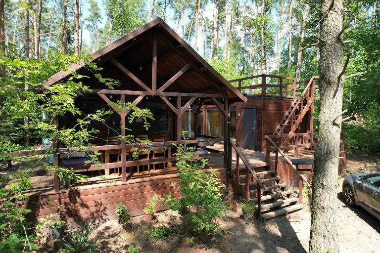 Leśny Domek nad jeziorem Budziszewskim Grzybowo wielkopolska - B&B Grzybowo