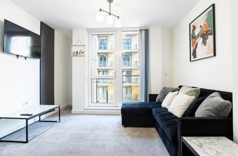 Manchester, Comfy Riverside, Balcony, Salford - B&B Manchester
