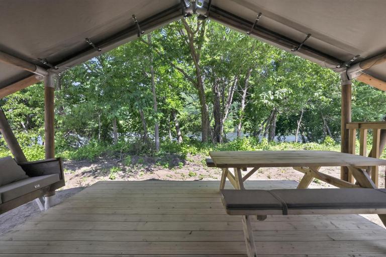 Luxury Safari Tent on the New River - B&B Blacksburg