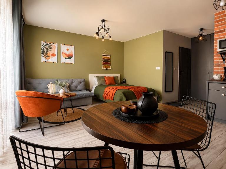 Roztocka studio, free parking, 1 tram to the city & PGE National Stadion, AC by Cosmo Spirit - B&B Varsavia