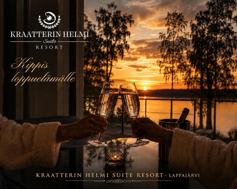 Kraatterin Helmi Suite Resort Premium-Luxus 1107 - B&B Lappajärvi