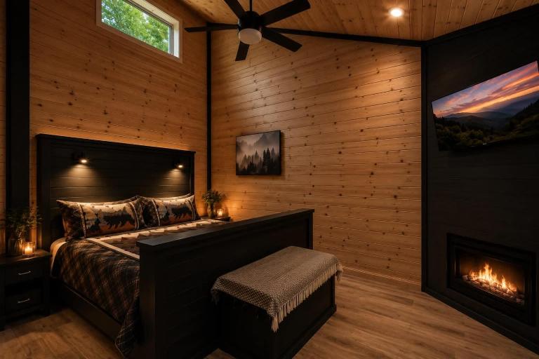 Black Bear Lodge - Fire Pit - Hot Tub - B&B Cosby