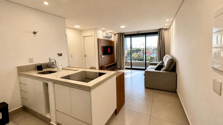 Flat Sofisticado no Centro com 2 Quartos - Ferienwohnung Campo Grande