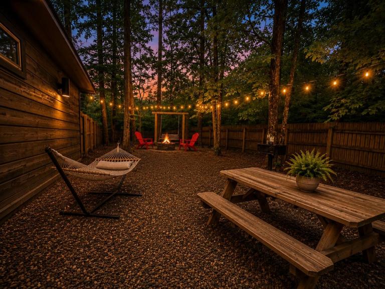 2BR Private Cabin - HotTub - Fire Pit - BBQ - Patio - Chambres d'hôtes Broken Bow
