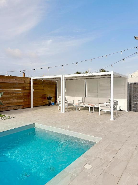 Villa Aigue-Marine - Piscine privée - Chambres d'hôtes Saint-François