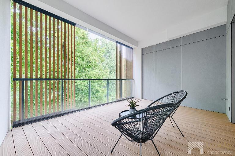 Atelier Elegance II - taras z widokiem na park! - B&B Lodz