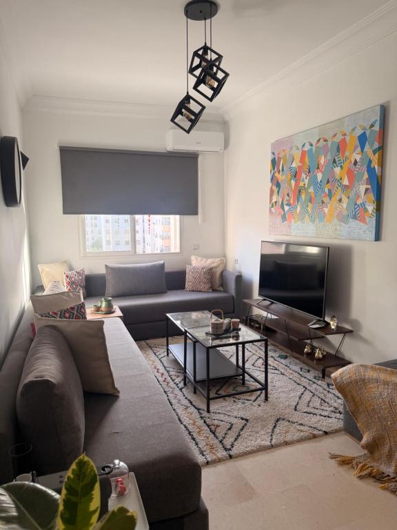 Appartement lumineux à 10 min de la plage - Chambres d'hôtes Casablanca