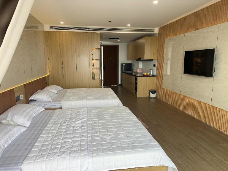Căn hộ nghỉ dưỡng KS L'azur Cửa Lò, Tầng cao - view biển - bể bơi vô cực - B&B Cửa Lô