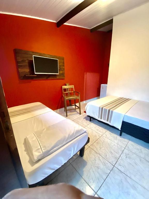 Chalé Encanto da Barra com Ar condicionado - Chambres d'hôtes Ilhabela