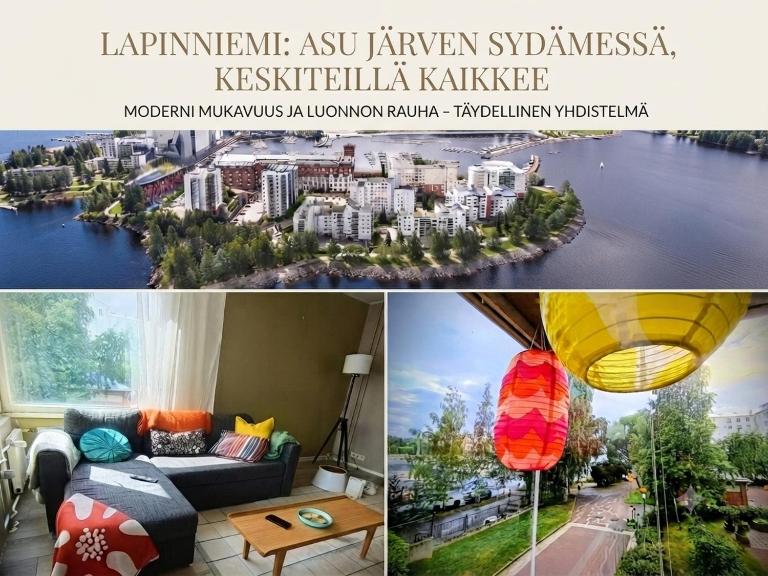 A modern lakeside home, the best of Tampere - Ferienwohnung Tampere