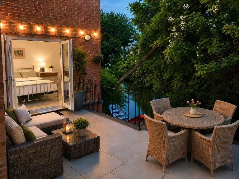 Oxford 5 BR Riverside House Garden River View Walk to City Centre Free Parking - B&B Oxford