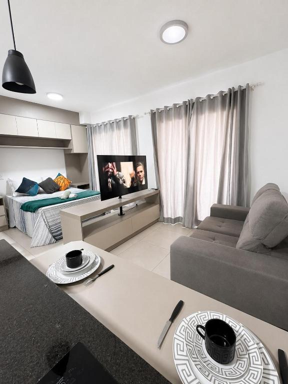 Studio Premium - Super Loft - Duo JK - 1513 - Chambres d'hôtes São José do Rio Preto