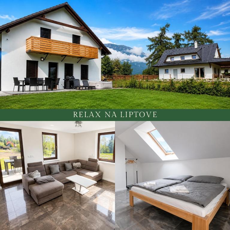 Family house with jacuzzi and sauna, Žiar - B&B Žiar