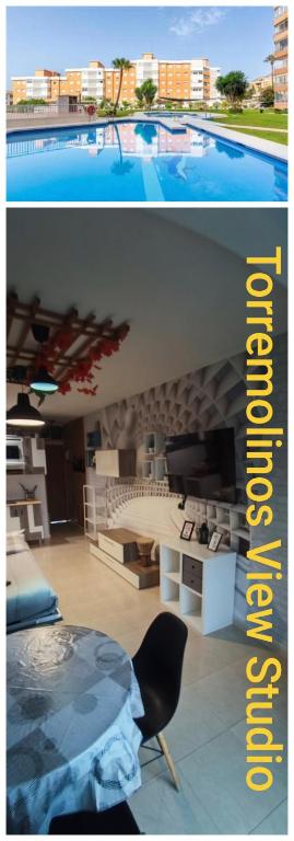 TORREMOLINOS VIEW STUDIO, VISTA MAR Y PISCINA - Ferienwohnung Torremolinos