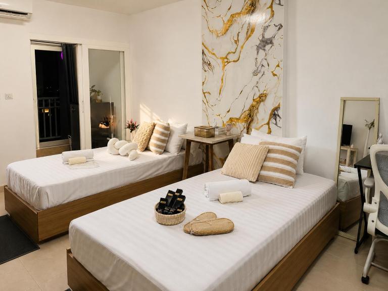 Twin Bed Phuket Old Town Fast Wifi Netflix GymPool - B&B Ban Lo Long