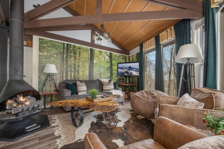Cool Tree House with Hot tub FREE EV charging - Ferienwohnung Beech Mountain