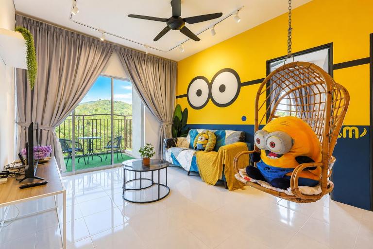 Minion Family Adventure Homestay in Cameron Highlands Clover Home 6-30 - B&B Brinchang