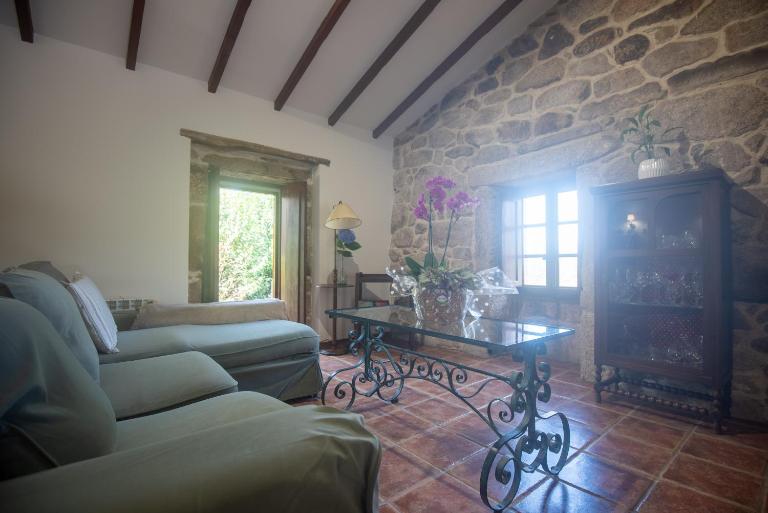 Recuncho da Mina Tu refugio con terraza en las Rías Baixas - Ferienwohnung Camos