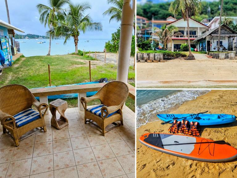Beach Front Sand Castle - kid friendly right on the perfect beach - B&B Ban Ao Makham