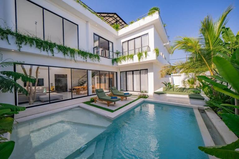Luxury 4BR Villa Private Pool & Sea Horizon - B&B Kerobokan