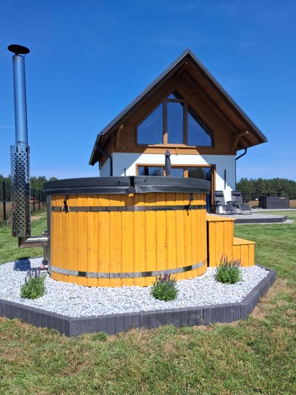 Domek letniskowy całoroczny z Balią ogrodową BORSK - B&B Borsk