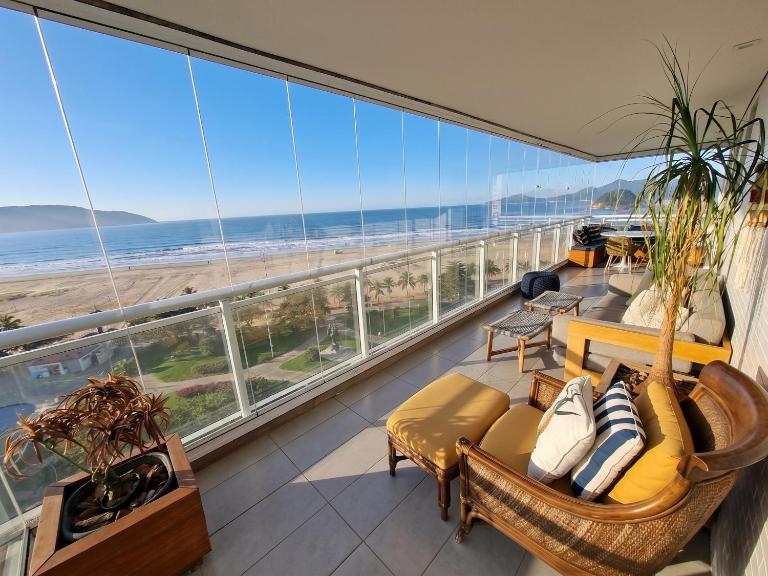 Book Santos Unlimited 801 - Frente Mar de Verdade! - B&B Campo Grande