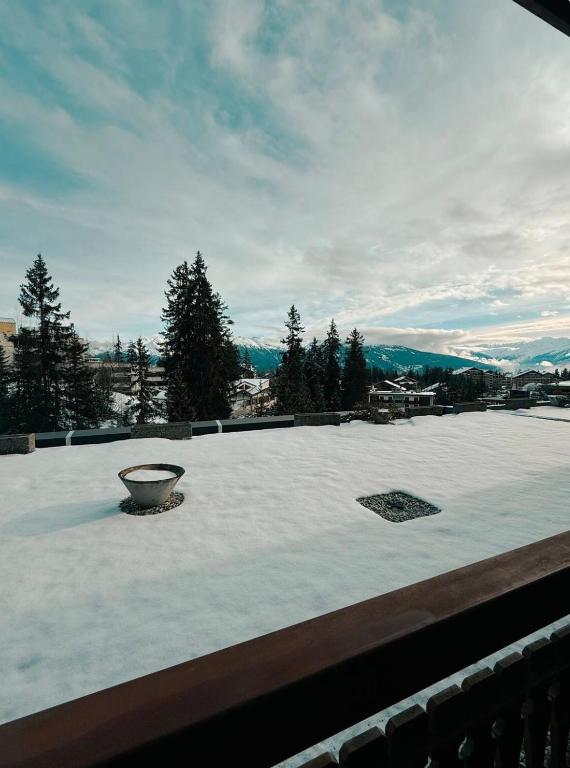Studio avec vue spectaculaire au pied des pistes - B&B Lens