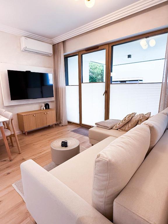 MK Apartamenty Przytulny Garden Park - Gdańsk Wyspa Sobieszewska - Ferienwohnung Danzig