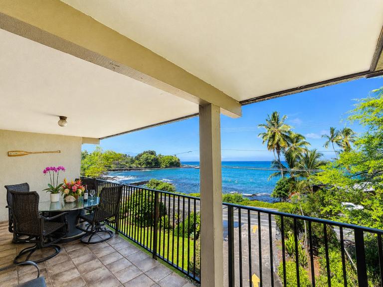 Tropical Paradise, Ocean Views, Birds, Sunsets, AC, 2 Mins from Beach - KP - B&B Kailua-Kona