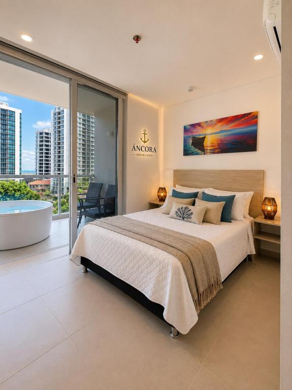 Suite con jacuzzi privado y vista al mar - B&B Santa Marta