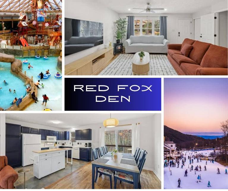 Red Fox Den - Luxurious home 10 guests 5 beds in Massanutten - B&B McGaheysville