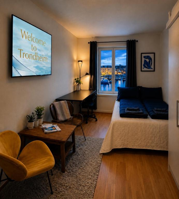 Central-Trondheim Riverside Studio-Apartment - B&B Trondheim