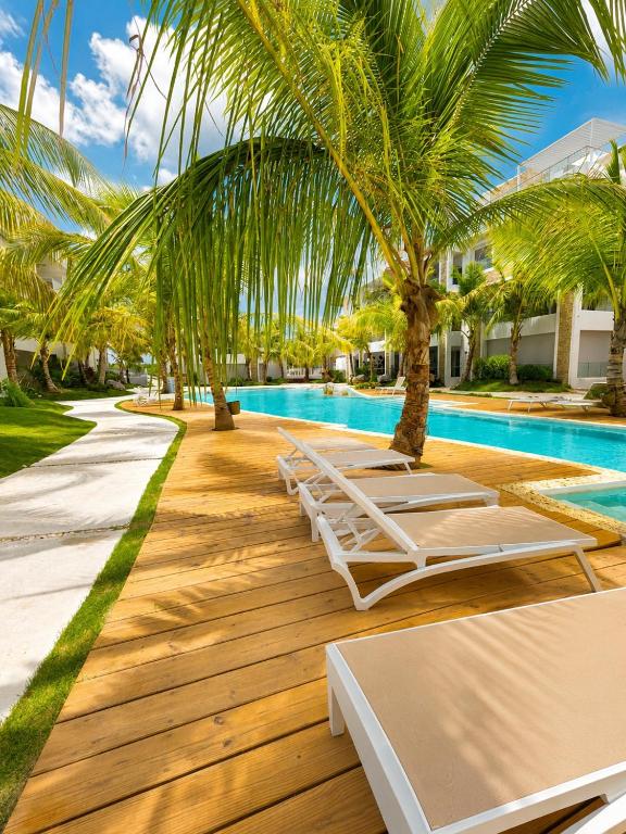 Dominica 203 Luxury Apartment by Caribbean Beach Dominicus Aqua Esmeralda - B&B Bayahibe