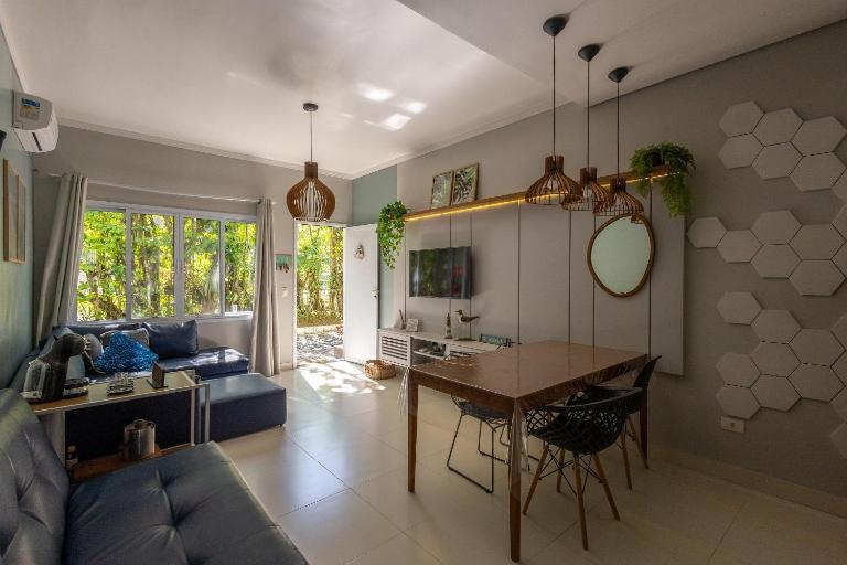 Flat completo e charmoso no centro de Juquehy - Ferienwohnung São Sebastião