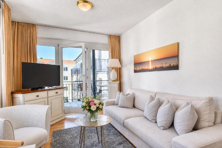 Ferienwohnung Binzer Strandgut im Haus Jahreszeiten Binz - Chambres d'hôtes Ostseebad Binz