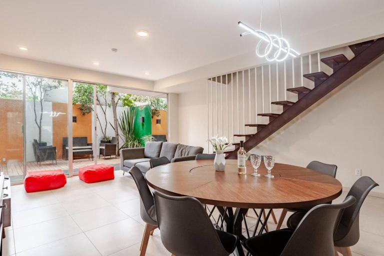 Escápate a un dúplex exclusivo con vino y terraza - B&B Ciudad de México