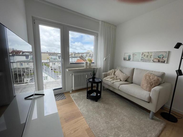 Weitblick über den Dächern der Insel - Chambres d'hôtes Norderney