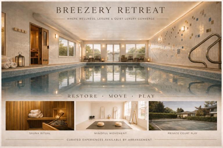 Breezery Retreat - 8 Min to Airport - Indoor Pool Sauna Wellness Billiards Sports Court - Bed and Breakfast Richmond