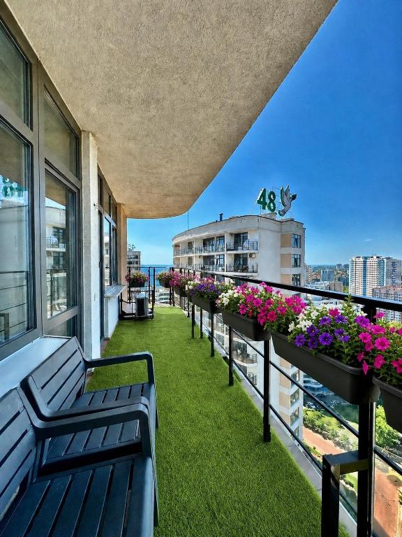 Arcadia Sea View Terrace Luxure Apartments - B&B Odesa