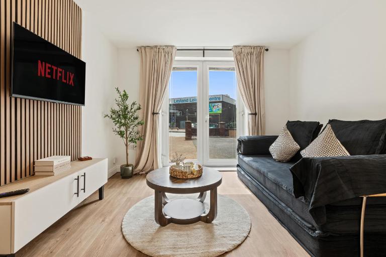 Stylish 2Bed Flat Leyland Near Worden Park - Bed and Breakfast Leyland