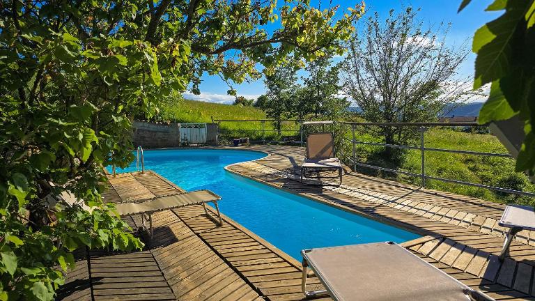 [Ca' del Cucco] Piscina privata tra le colline - B&B San Giorgio Scarampi
