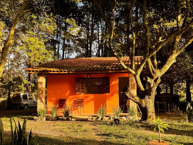 Chalé Privativo na Natureza - Café incluso - Bed and Breakfast São Roque